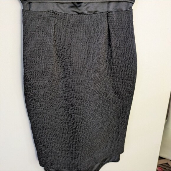 Marc Jacobs Silk Wool Black Textured Midi Sleeveless Tank Dress Size 4 - Picture 2 of 9